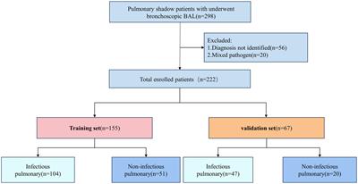 Diagnostic test accuracy of cellular analysis of bronchoalveolar lavage fluid in distinguishing pulmonary infectious and non-infectious diseases in patients with pulmonary shadow